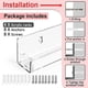 thumbnail image 5 of Transparent Paint Storage Box Wall-Mounted, Miniature Paint Rack, Paint Rack Organizer, Craft Paint Storage Rack, 5 of 5