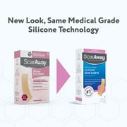 ScarAway Advanced Skincare Silicone Scar Sheets, Scar Treatment, 8 Tan Reusable Sheets