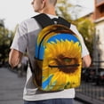 thumbnail image 7 of Fotbe Blue Sky Sunflower Lightweight Casual Laptop Backpack for Men and Women, Daily use Waterproof backpack, Backpack for College, 7 of 7