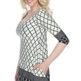 thumbnail image 4 of White Mark Women's Aicha Tunic Top, 4 of 4
