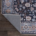 thumbnail image 5 of JONATHAN Y WASHABLE 5 x 8 Area Rug, Kemer All-Over Persian - Black/Blue, WSH104D-5, 5 of 8