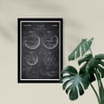 thumbnail image 2 of Wynwood Studio Sports and Teams Framed Wall Art Prints 'Basket Ball 1929 Chalkboard' Basketball Home Décor - Black, White, 13" x 19", 2 of 4