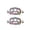 Multicolor, variant on PAIR Nipple Shields Fangs Design Body Jewelry Steel Barbell Rings