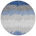 thumbnail image 2 of Addison Rugs Chantille Indoor/Outdoor Transitional Stripes Navy Washable Round Rug, 8' x 8', 2 of 6