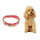 thumbnail image 3 of Collar ajustable para mascotas para perros y gatos con collares rojo, 3 of 9