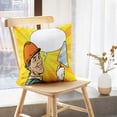 thumbnail image 5 of LALILO Throw Pillow Covers With Tool Smile Pop Art Retro Cushion Cover 18" x 18", 2 Pack, 5 of 6