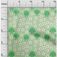 thumbnail image 2 of oneOone Polyester Spandex Green Fabric Kids Sewing Craft Projects Fabric Prints By Yard 56 Inch Wide, 2 of 4