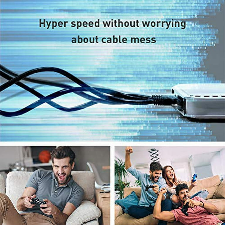 Cable Red 10 Metros Cat 8 Ethernet Ultra Velocidad Gaming Tv