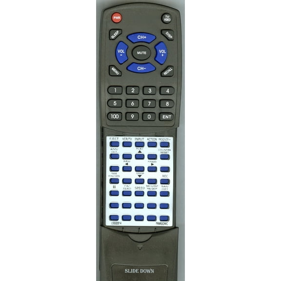 Replacement Remote for PANASONIC RTLSSQ0314, LSSQ0314, PVV4662K, PVV4622