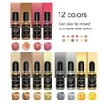 thumbnail image 3 of Metallic Alcohol Ink Set, 12 Colors Alcohol Paint Widely  High Concentrated 10ml Each  for Painting, 3 of 8