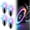 Multicolor, variant on 4 Pcs LED Tire Valve Stem Cap Lights,Glow in The Dark Tire Valve Caps, Cool Car Decoration Accessories, Cool Modify Neon Valve Wheel Light Assemble