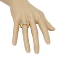 thumbnail image 3 of Dazzlingrock Collection 0.15 Carat (Ctw) 10K Round White Diamond Men's Micro Pave Hip Hop Wedding Band, Yellow Gold, Size 11.5, 3 of 3