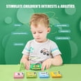 thumbnail image 5 of LUCKDEER Talking Flash Cards with 224 Sight Words, Montessori Toys, Learning Educational Gifts for Age 1-5 Years Old, Green, 5 of 9