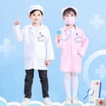 thumbnail image 4 of Ropa de médico para niños, ropa de trabajo de enfermera, ropa de juego para niñas de jardín de infantes, bata blanca, ropa de actuación de cosplay, 4 of 5