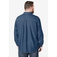 thumbnail image 4 of Boulder Creek By Kingsize Men's Big & Tall  Long Sleeve Denim And Twill Shirt, 4 of 6