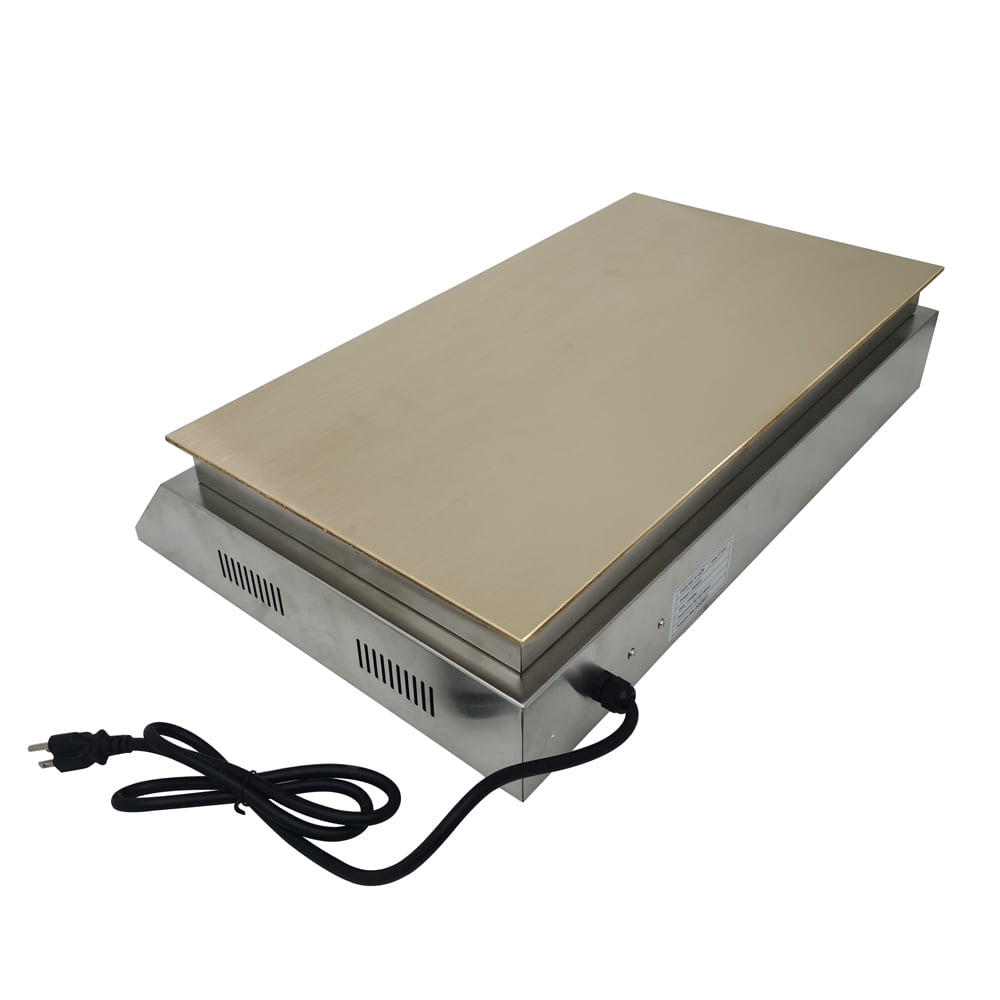 Dual Station Waffle Griddle Countertop Souffle Making Machine Non-Stick Muffin Baker Pancake Maker 110V 26.3*13.8 Inch