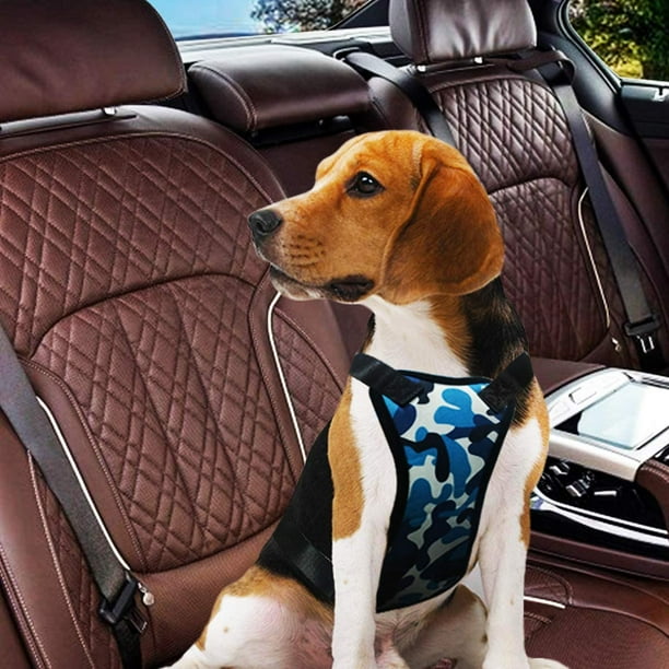 Dog Safety Vest Harness with Safety Belt for Most Car Travel Strap Vest with Car Seat Belt Lead Adjustable Lightweight and Comfortable Black for Small Medium Large Dogs Walmart