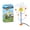 A, variant on Windmill Water Sprinkler, Outdoor Lawn Toy, Face Garden Sprinkler, Summer Fun Water Play, Automatic Rotating Sprayer for Yard