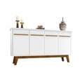 thumbnail image 4 of Manhattan Comfort Yonkers 63"W Solid Wood Sideboard in White, 4 of 5
