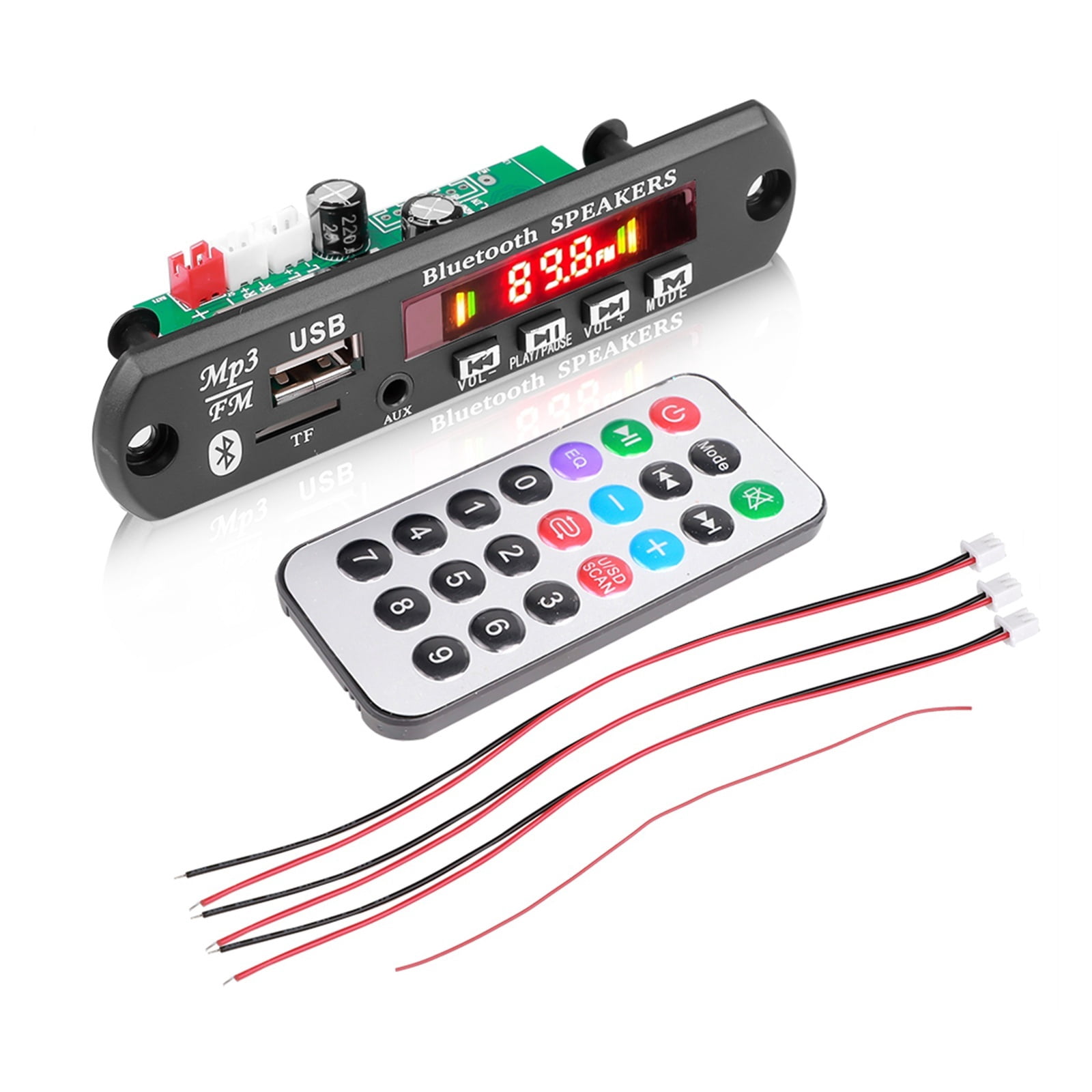 Sound Amplifier 40W Bluetooth 5.0 Class 10W~80W HiFi Stereo Wireless Music Player