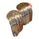 thumbnail image 4 of Pendientes de borla curvada de oro real de 24 quilates europeos y americanos de alta calidad brillar Electrónica, 4 of 4
