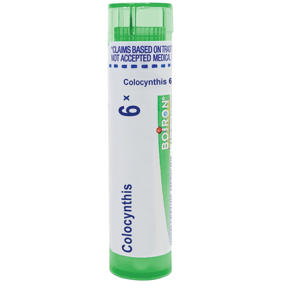 Boiron Colocynthis 6X, Homeopathic Medicine for Abdominal Cramps Improved By Bending Over, 80 Pellets