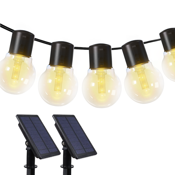 GooingTop 2Pack Solar String Lights Outdoor,Total 70Ft Hanging Outdoor