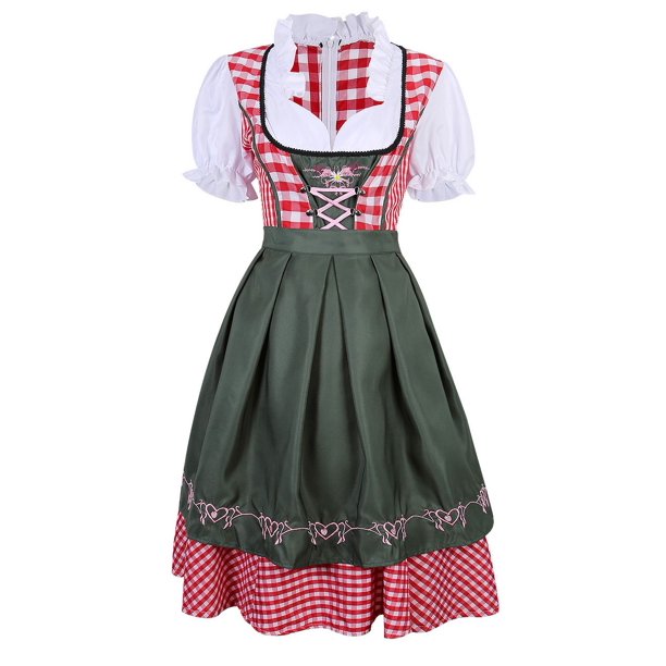 German Ladies Dirndl Trachten Dress Oktoberfest Size S 2xl Walmart Com Walmart Com