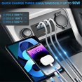 thumbnail image 3 of 2PCS 3-Port 12V RV USB Charger 90W with PD3.0 Type-C & QC3.0 Wall Mount, 3 of 5