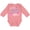 Mauve, variant on Inktastic For My Great Grandma-Breast Cancer Awareness Boys or Girls Long Sleeve Baby Bodysuit