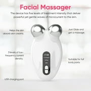 Face Massager Tool, Microcurrent Facial Device,Wrinkle Reducing - Contour Skin Tightenin Facial Massager,Blue