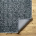 thumbnail image 4 of Hauteloom Yadid Wool Living Room, Bedroom Area Rug - Traditional - Slate Blue, Charcoal, Steel Gray - 6' x 9', 4 of 7