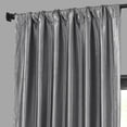 thumbnail image 4 of Platinum Blackout Faux Silk Taffeta Curtain (1 Panel), Platinum, 50W X 84L, 4 of 10