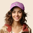 thumbnail image 4 of Dalix Strawberry Cow Embroidered Womens Cotton Dad Hat Baseball Cap in Light Pink, 4 of 5