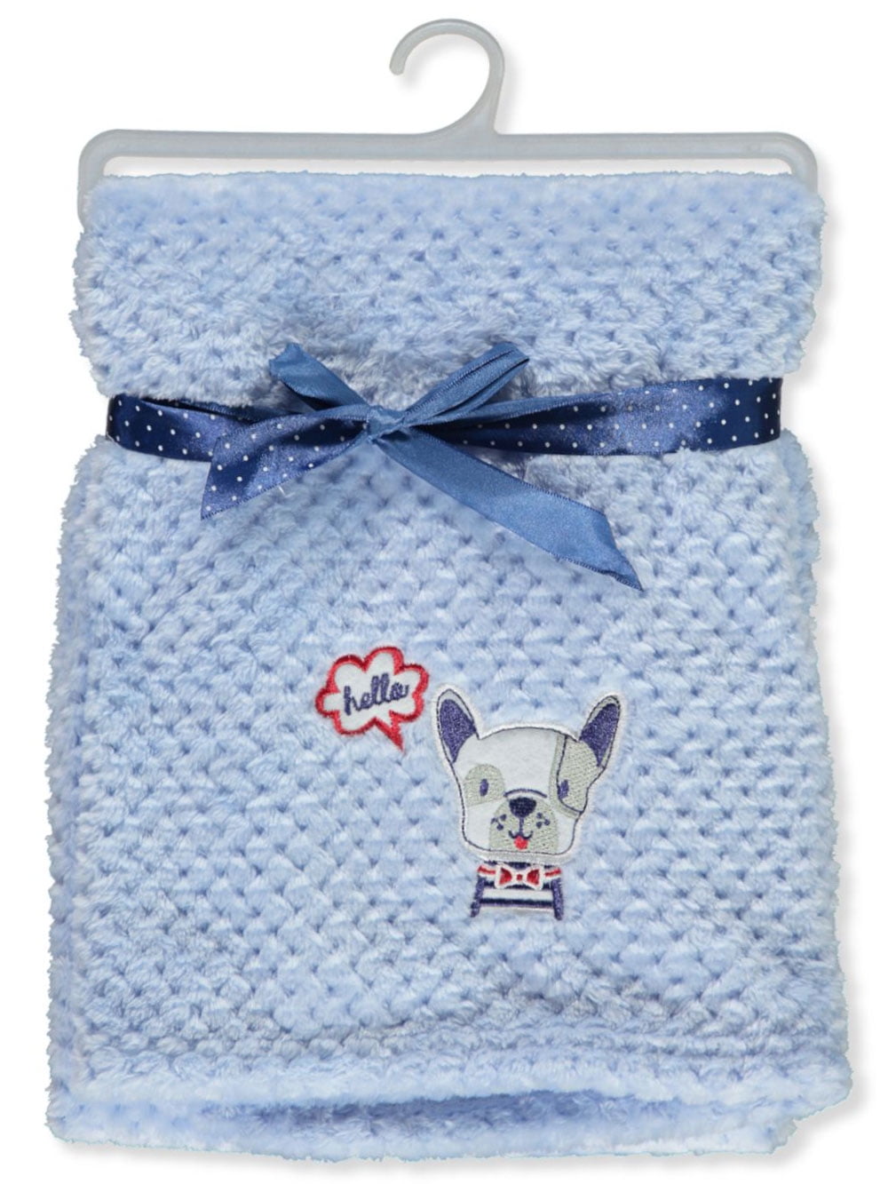 LUXURY BABY BOY/GIRL SHEEP & PUPPY COMFORT BLANKETS WITH  BOBBLE PATTERN 