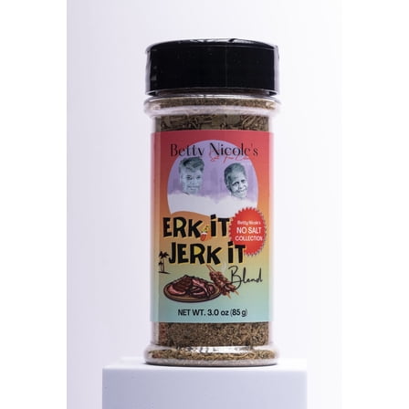 Betty Nicole's Gourmet Salt Free Erk It Jerk It Spices, Fat-Free, 1 Count, One Size