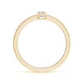 thumbnail image 2 of ANGARA Natural 0.2 Ct. Diamond Solitaire Ring in 14K Yellow Gold for Women (Ring Size: 12), 2 of 9