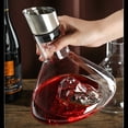 thumbnail image 3 of Decantador de Vino, Decantador de Vino Transparente con Aireador, Jarra de Vino Tinto con Dispensador Incorporado,, 3 of 6