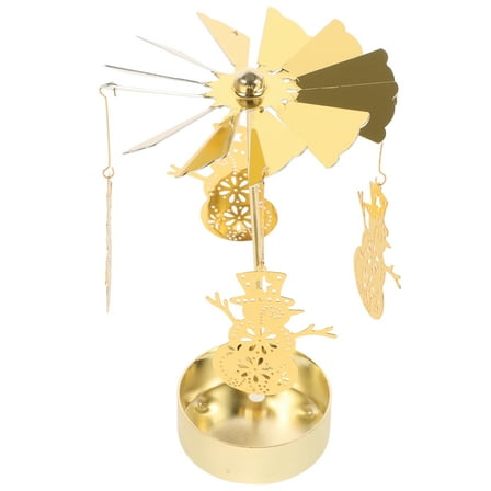 OFFIGAM Offigam Decorative Candle Carousel Golden Festive Setting Christmas 1Pack