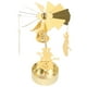 thumbnail image 4 of ColoMX Candelabro giratorio con carrusel, candelabro para fiesta de Navidad, centro de mesa, candelabro con forma de muñeco de nieve, candelabro giratorio, mesa, luz de té, bandeja para velas, 4 of 7