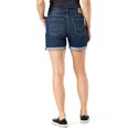 thumbnail image 2 of Levi Strauss Signature Women's and Women's Plus Size Mid Rise 5" Cuffed Shorts, Sizes 2-28, 2 of 4