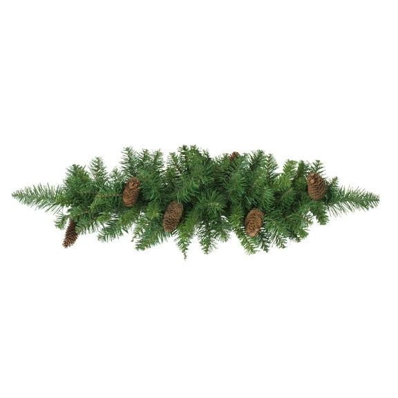32" Dakota Red Pine Artificial Christmas Swag with Pine Cones - Unlit