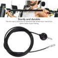 thumbnail image 3 of WYJ Home Gym Replacement Cable, Adjustable Length Thick Black Fitness Pulley Cable Exercise Muscles Steel Wire Rope Enhance Core Abilities for Homes-0614, 3 of 6