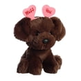 thumbnail image 2 of Aurora - Small Brown Love On The Mind - 6" Wuff You Chocolate Lab - Heartwarming Stuffed Animal, 2 of 5