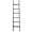 Black, variant on Decorative Vertical Ladder with Towel Rack Design for Blankets - Slim Storage Stand with Hooks for Bedroom or Living Room - Classic Textile Display Accent for Home Decor Ladder - 76", Black