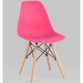 thumbnail image 4 of Heavenly Collection Dark Pink Wood Chair SET OF 6, 4 of 6