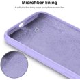 thumbnail image 6 of Compatible with iPhone 11 Case with Screen Protector, Silicone Gel Rubber Bumper Cover,Slim Fit Shockproof Protective Phone Case for iPhone 11 6.1" Lavender Purple, 6 of 15