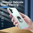 thumbnail image 5 of TASHHAR Samsung Galaxy A04S Case/A13 5G Case with Screen Protector and Magnetic Ring Kickstand Military Grade Double Layer Drop Protection Rugged Detachable for Galaxy A04S/A13 5G Phone - Teal Pink, 5 of 9
