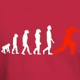 thumbnail image 3 of CafePress - Cricket Evolution (Red) T Shirt - Men's Classic Graphic Cotton T-Shirt, 3 of 4