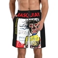 thumbnail image 2 of Jean Michel Basquiat Mens Swim Trunks Quick Dry Board Shorts with Mesh Lining, Breathable Fit Beach Shorts Swimwear Bathing Suits, 2 of 5